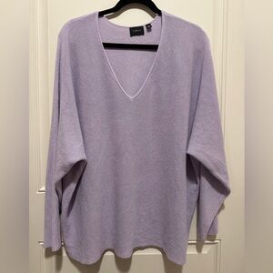 Cyrus Lavender V-Neck Women's Sweater